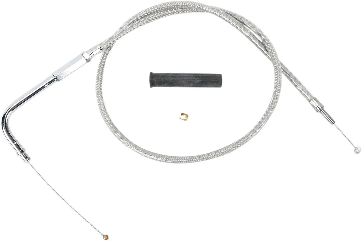 Drag Specialties Stainless Braided Throttle Cable Gasvajrar bild 14 PMMEDIA:2f1b5cf3b2f7252b