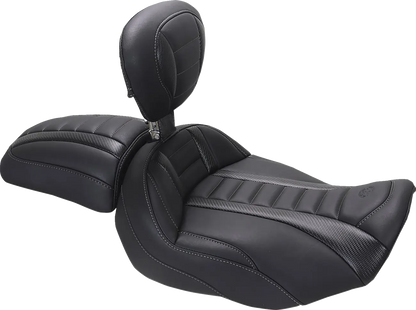 Mustang Deluxe Touring Solo Seat Sadlar Harley Touring bild 13 PMMEDIA:9d877762b19c0a5e