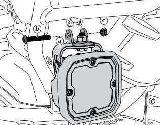 DENALI Light Mount Adapter för BMW bild 3 PMMEDIA:a1b06e08d650468a