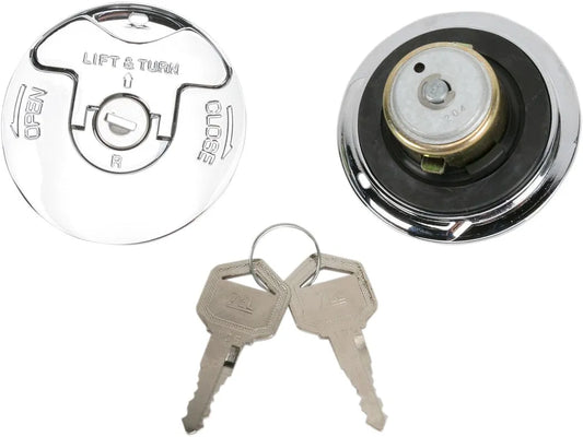 DRAG SPECIALTIES Låsbart Flush-Mount Tanklock bild 1 PMMEDIA:d56d827fa0bce90a