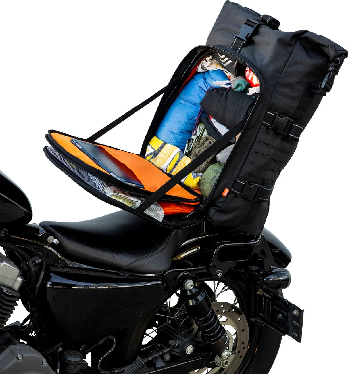 BILTWELL EXFIL-80 Sissy Bar-väska Gen 2 svart bild 4 PMMEDIA:feb7143306986cf2
