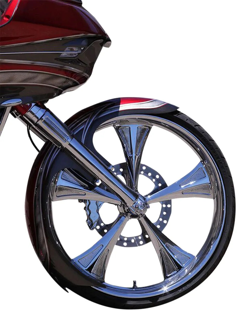Paul Yaffe Bagger Nation Steel Talon Front Fender Harley bild 14 PMMEDIA:363182afe42188d6