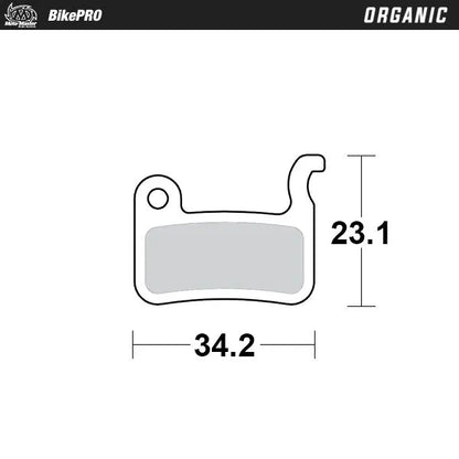 MOTO-MASTER Organiska Bromsbelägg bild 1 PMMEDIA:b5db03eda15b82b0