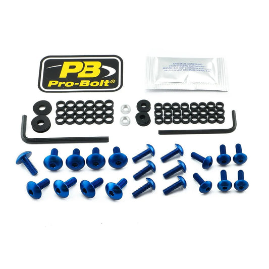 PRO BOLT Aluminium Fairing Bolt Kit för Kawasaki bild 1 PMMEDIA:2ebbc700fb09da2c