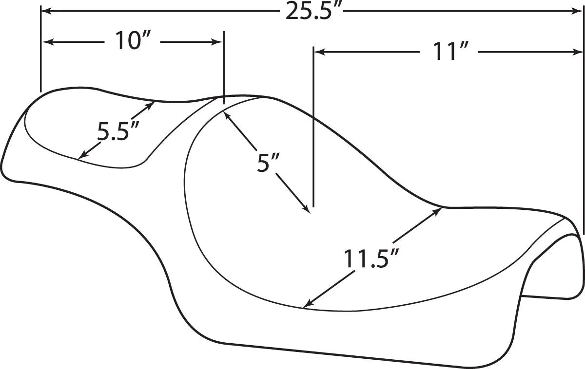DRAG SPECIALTIES SEATS Caballero 2-Up vinylsadel bild 4 PMMEDIA:7f771af5e2d2a3b9
