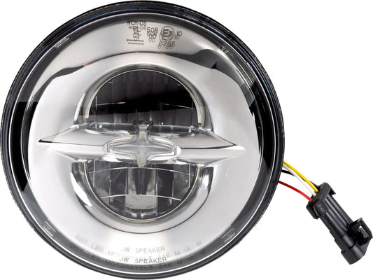 DRAG SPECIALTIES 7" Reflektorstrålkastare i krom bild 1 PMMEDIA:2e7fa288f679603a