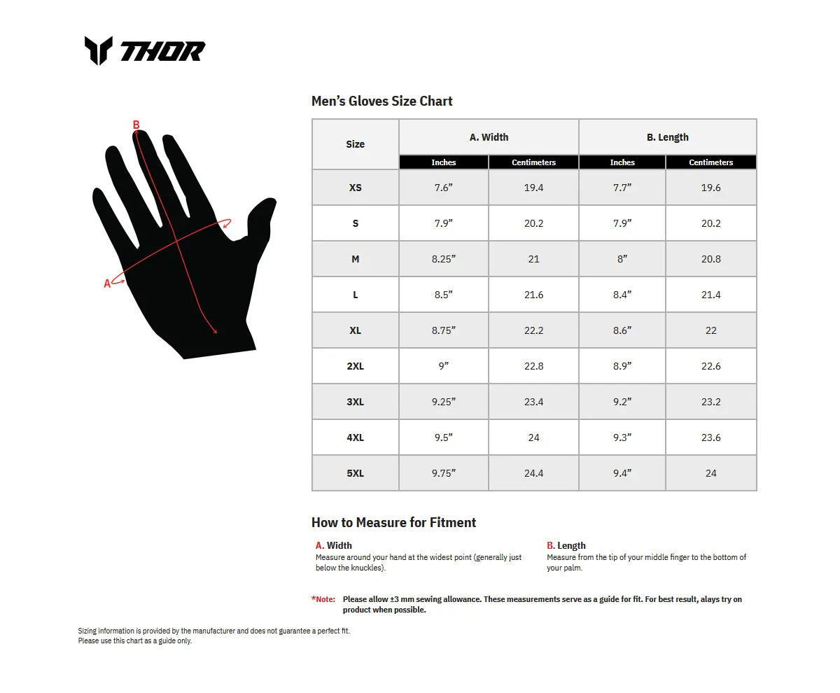 Thor Sportmode Iconic Offroadhandskar herr bild 7 PMMEDIA:328aee594a43c35c