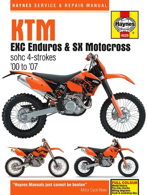 HAYNES Service Manual KTM EXC ENDURO & SX MOTOC bild 1 PMMEDIA:b26c676815d77042
