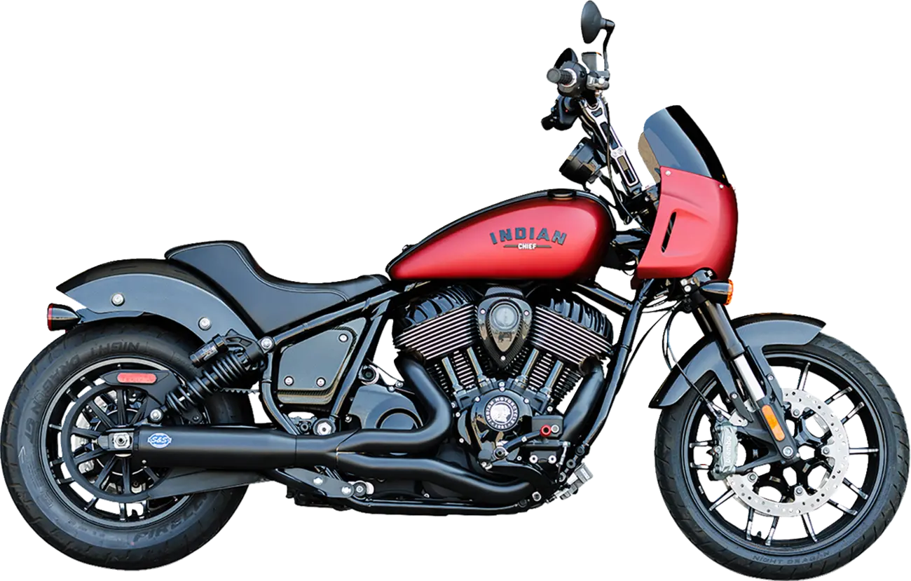 S S Cycle 2-into-1 Qualifier Exhaust System Kompletta avgassystem Street bild 7 PMMEDIA:f0e7e55333767473
