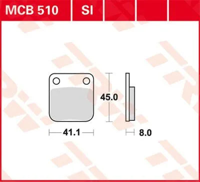 TRW SI Series Sinterade Bromsbelägg Off-Road bild 1 PMMEDIA:38a8df918313208a