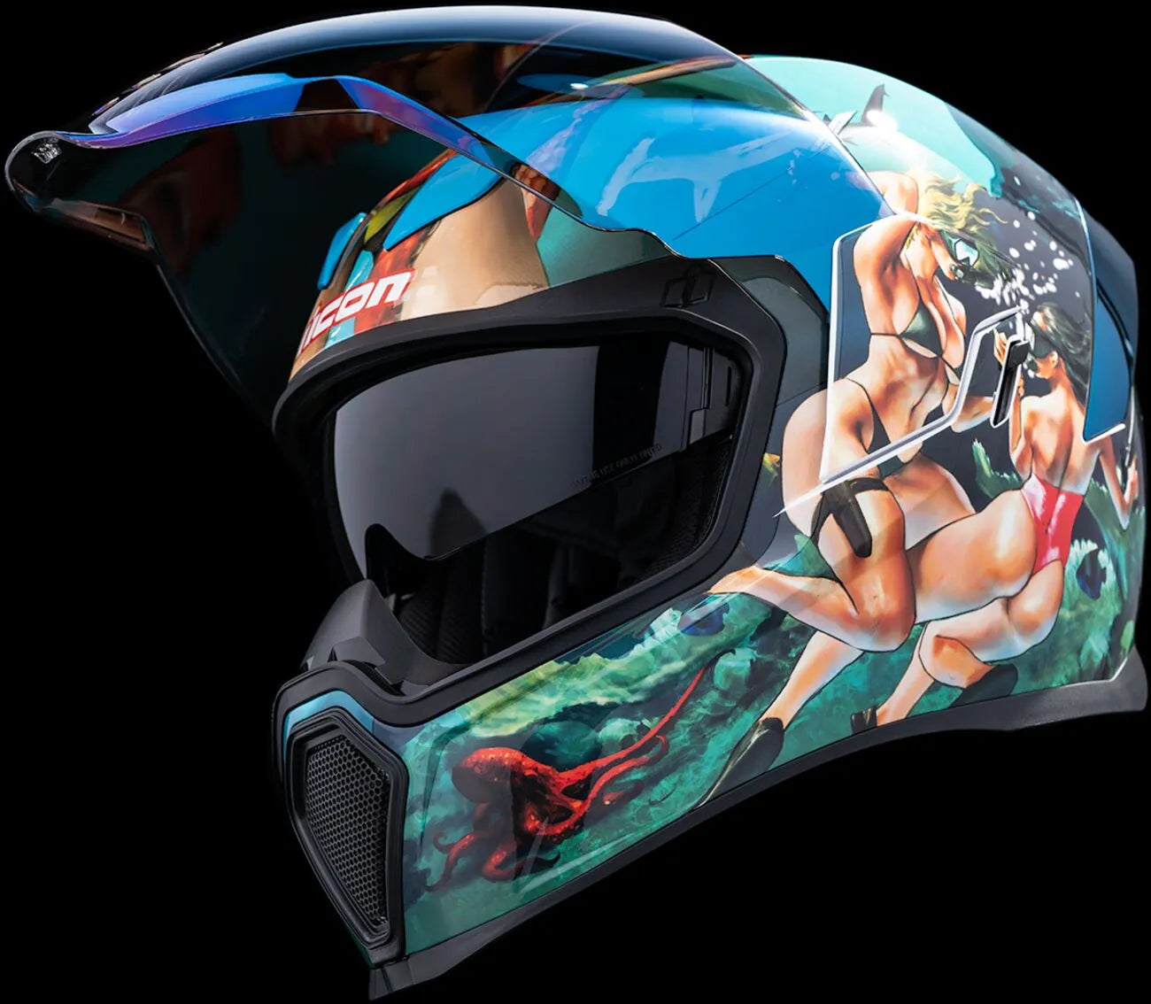 Icon Airflite™ Pleasuredome 4 Integralhjälm vuxen bild 12 PMMEDIA:abe34d44d17cb045