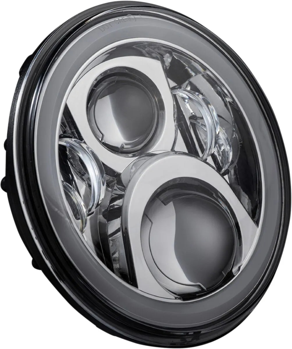 CUSTOM DYNAMICS 7" LED Halo Strålkastare med Touring Adapter bild 1 PMMEDIA:396d358a4fe63b0c