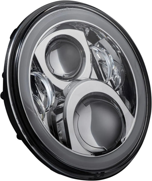 CUSTOM DYNAMICS 7" LED Halo Strålkastare med Touring Adapter bild 1 PMMEDIA:396d358a4fe63b0c