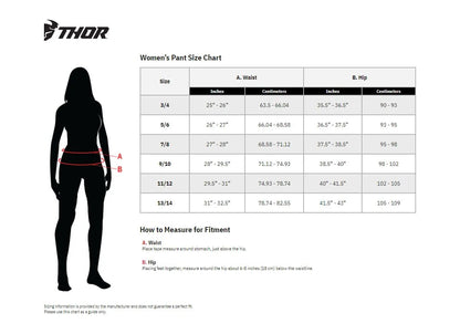 THOR Women's Prime Blaze Motorcykelbyxor bild 5 PMMEDIA:b4f1db28bf20642e