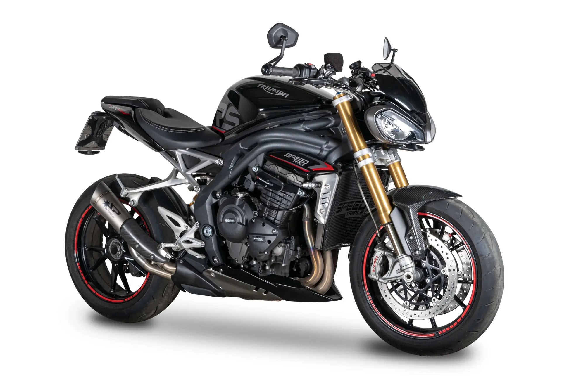 SPARK GRID-O Slip-On Ljuddämpare Titan Triumph SpeedTriple 1200 bild 4 PMMEDIA:35e671321242b96d