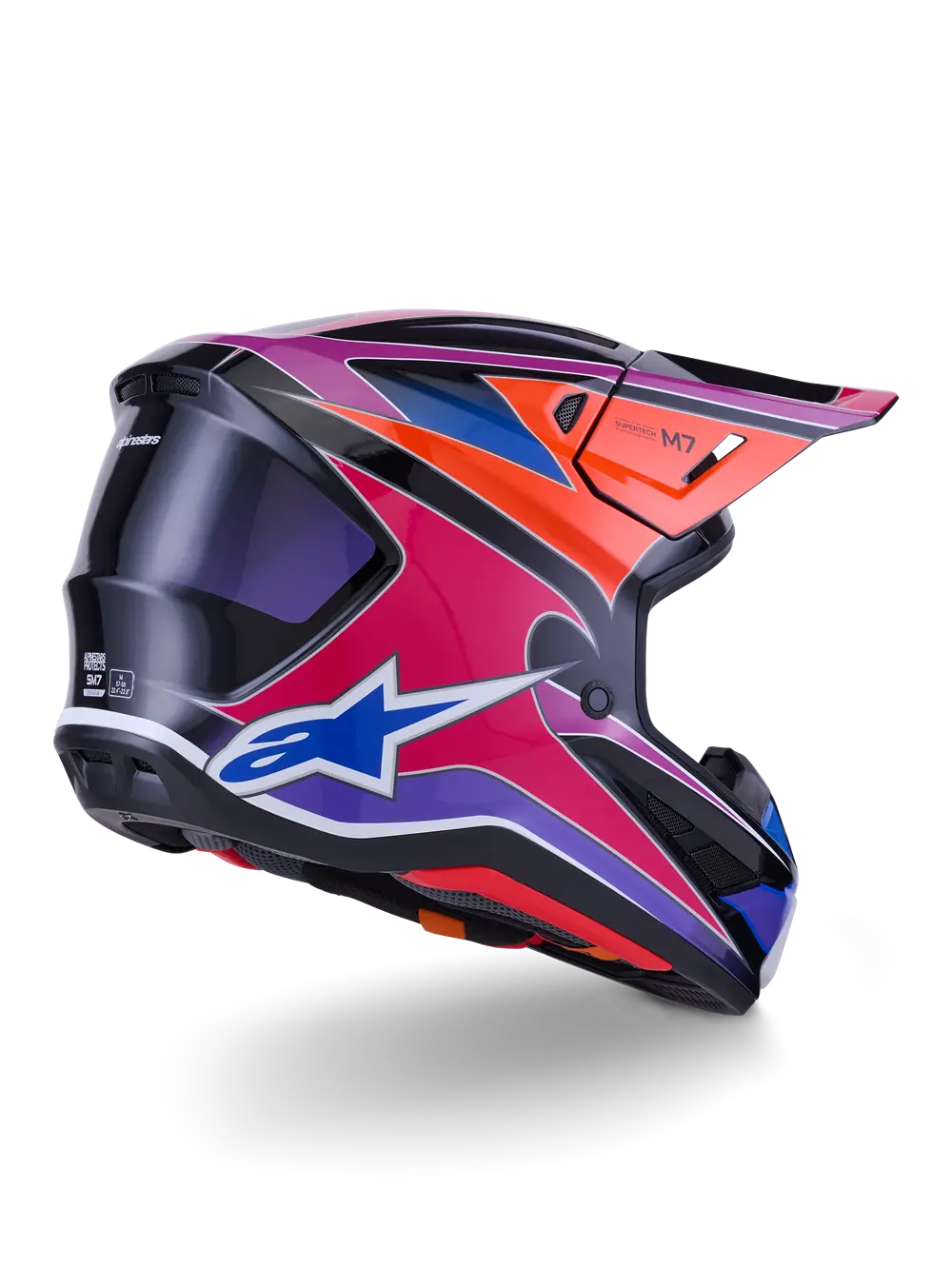 Alpinestars(Mx) S-M7 Fuse Offroadhjälm integral vuxen bild 8 PMMEDIA:8c04fcd1b884b2b5