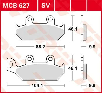 TRW Bromsbelägg MCB627 All Round Sintered Metal bild 1 PMMEDIA:2cd7477a17a84c22