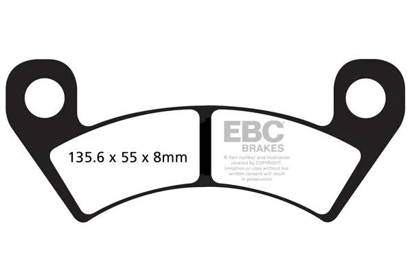 EBC R Series Heavy Duty Sintered Bromsbelägg bild 1 PMMEDIA:edda1f0284f0b29d
