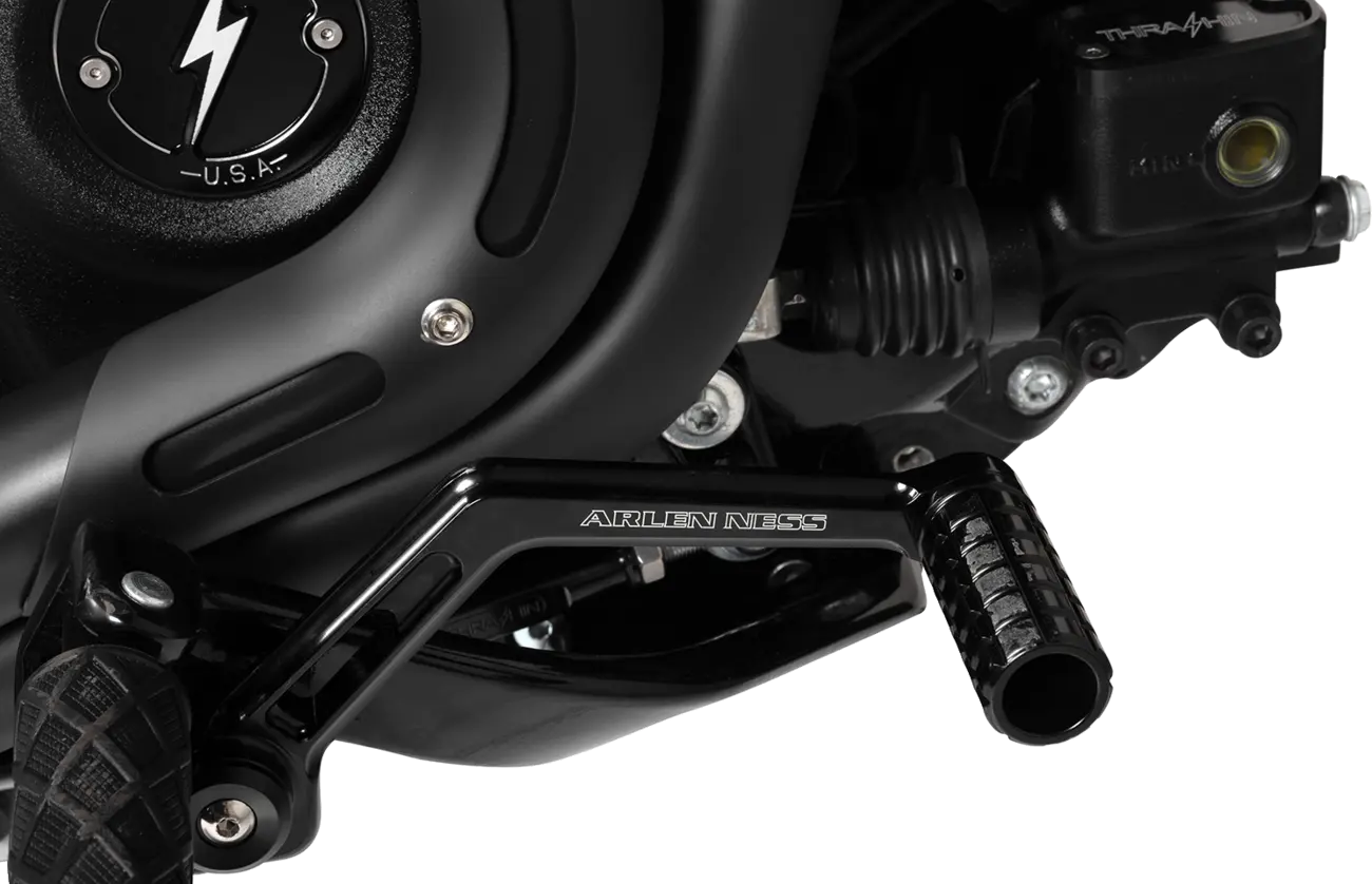 Arlen Ness Speedliner Brake Arm Bakre fotstöd motorcykel bild 5 PMMEDIA:e4e3f1b60d87e8dd