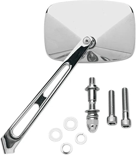 DRAG SPECIALTIES Fyrkantig Spegel med Air Stjälk bild 1 PMMEDIA:58401e171f1f359e