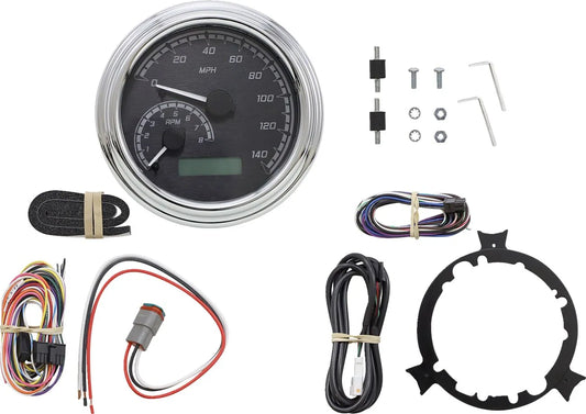 DAKOTA DIGITAL MVX Series Analog Speedometer för Fat Bob bild 1 PMMEDIA:591b52bda6f9cb6d