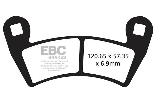 Ebc TT Sport Carbon Fusion Brake Pads Bromsbelägg organisk bild 2 PMMEDIA:5c8770b51fe9f4bf