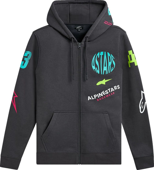 ALPINESTARS (CASUALS) Variegate Zip Hoodie Gunmetal M bild 1 PMMEDIA:b279da202ed89f5b