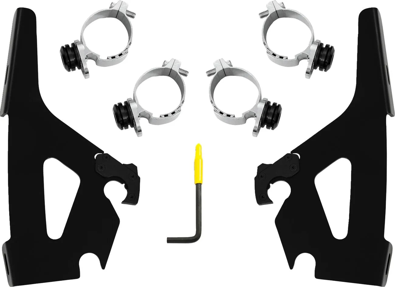 Memphis Shades Metric No-Tool Trigger-Lock Mount Kit for Sportshield Fästdelar & kit för vindrutor bild 9 PMMEDIA:360687545395ffba