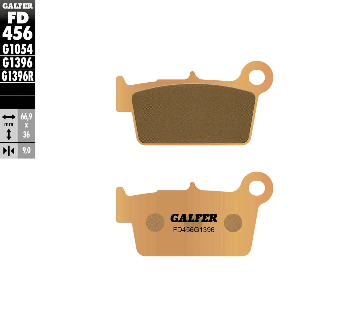GALFER HH Sinterade Bromsbelägg för Off-Road bild 1 PMMEDIA:5772053b35af592c