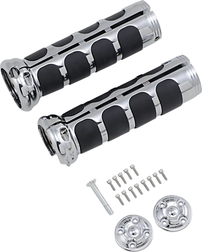 KURYAKYN ISO® Grepp Clamshell för Värmegrepp Chrome bild 1 PMMEDIA:c6ea726dbf6d7cfc