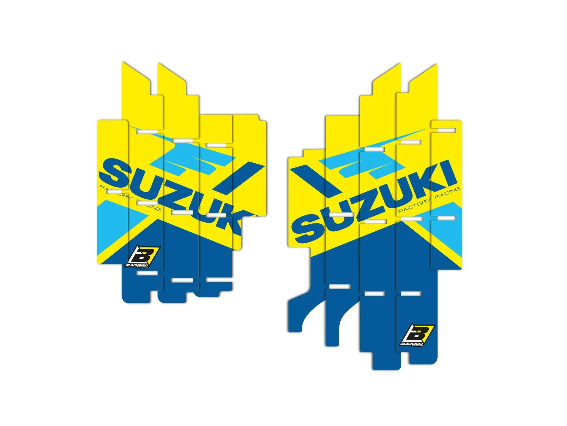 BLACKBIRD RACING Radiator Louvers Graphics Team Suzuki KSRT 2022 bild 1 PMMEDIA:3fa5f7e631c24036