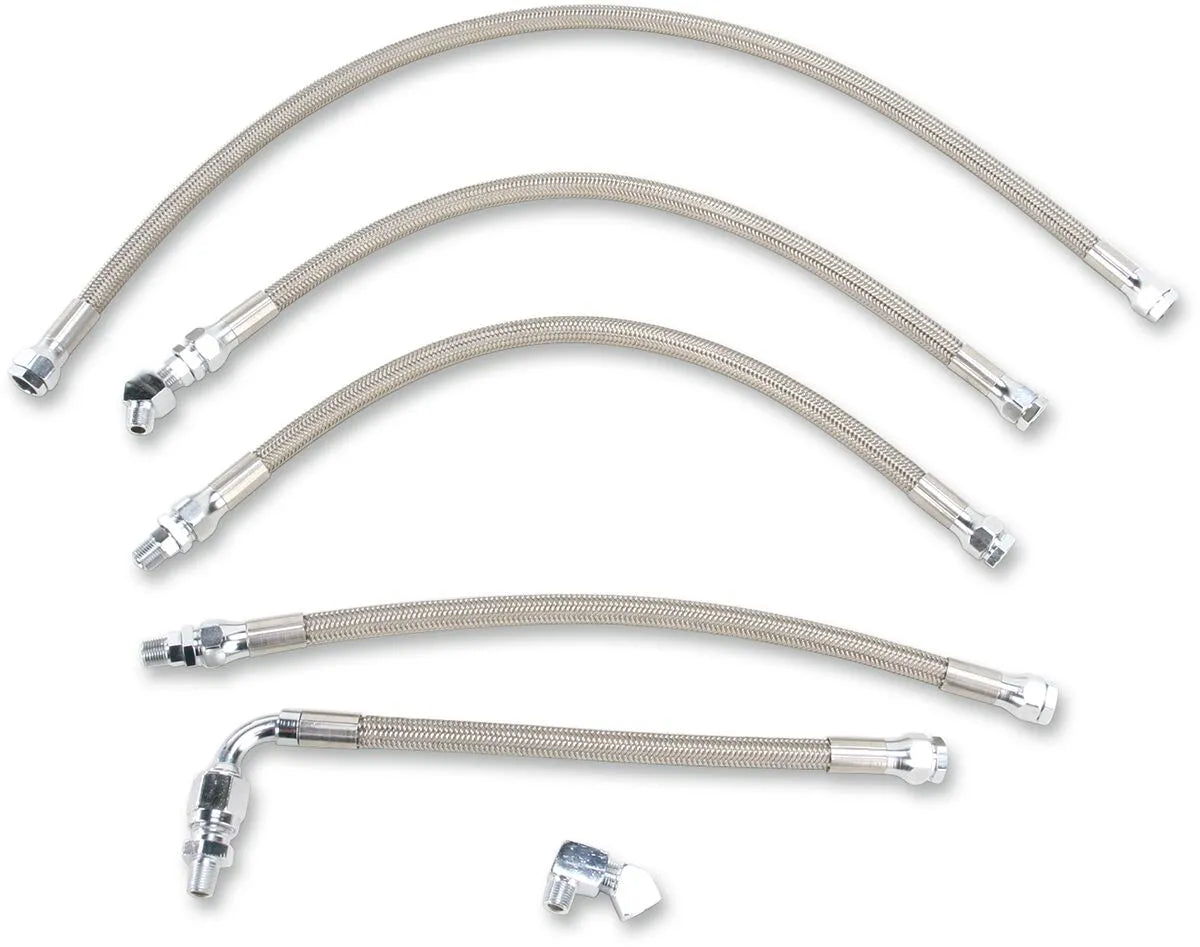 Drag Specialties Stainless Steel Braided Oil Line Kit Oljelinor bild 9 PMMEDIA:dcfa1a9efae4568d