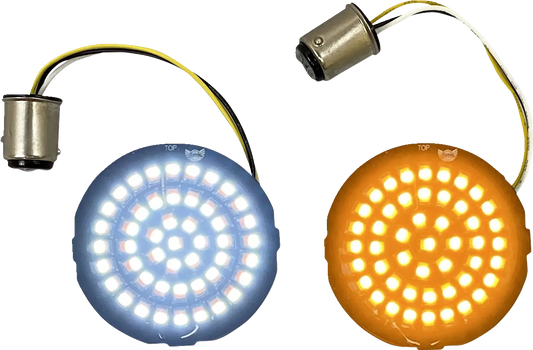 CUSTOM DYNAMICS Genesis® 4 Amber/Vit LED Blinkersats 1157 bild 1 PMMEDIA:c9a085672dd33c9e