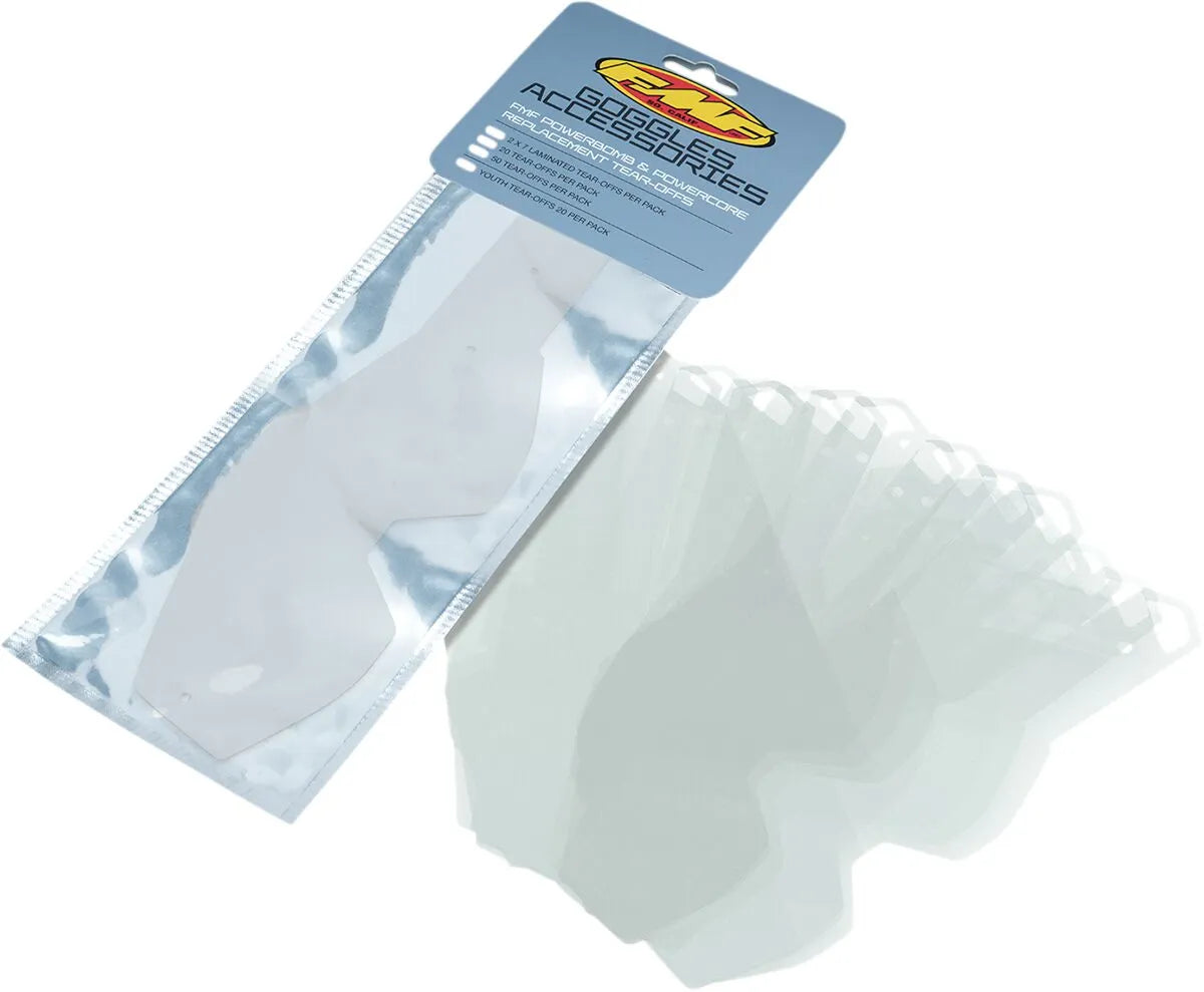 FMF VISION PowerBomb/PowerCore Goggle Tear-Offs 50-pack bild 1 PMMEDIA:b0d0001b7ab14263