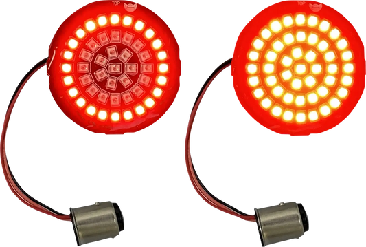 CUSTOM DYNAMICS Genesis® 4 Red Ring LED Blinkersats 1157 bild 1 PMMEDIA:2f7e52d4b6bc7c06