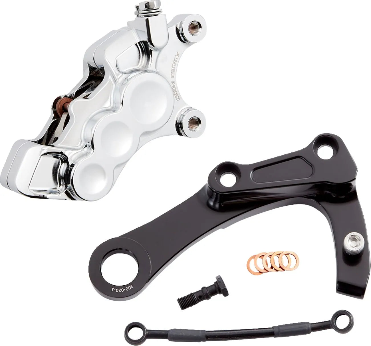 ARLEN NESS Bromsok Bak 6 Kolv Krom M8 Softail bild 2 PMMEDIA:b88e4bc0db653176