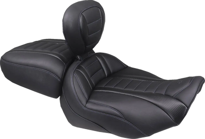 Mustang Deluxe Touring Solo Seat Sadlar Harley Touring bild 3 PMMEDIA:37cdeaec0430af88