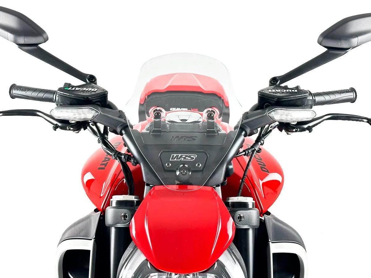 WRS Vindruta Sport Diavel V4 Clear bild 5 PMMEDIA:d7dcbf560d9d05b5