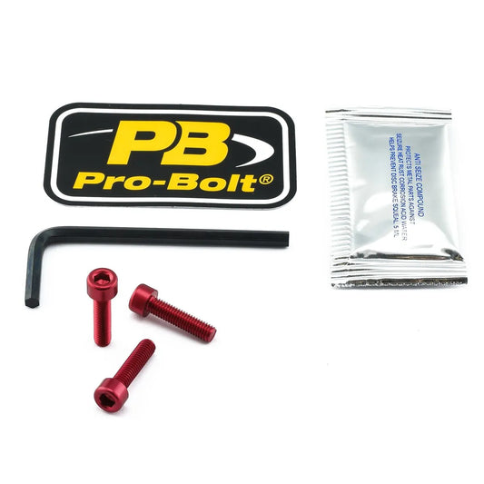 PRO BOLT Aluminium Tanklockssats Röd bild 1 PMMEDIA:e8c69c08d65ce6e0