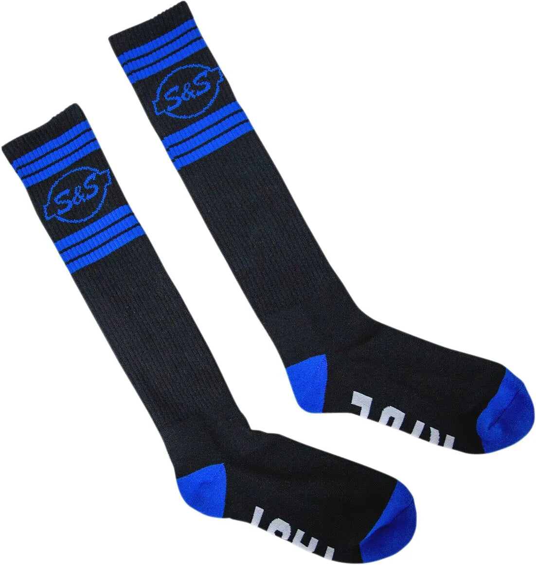 S&S CYCLE Race Socks Knähöga bild 1 PMMEDIA:b69ddd33f5a4a7f9