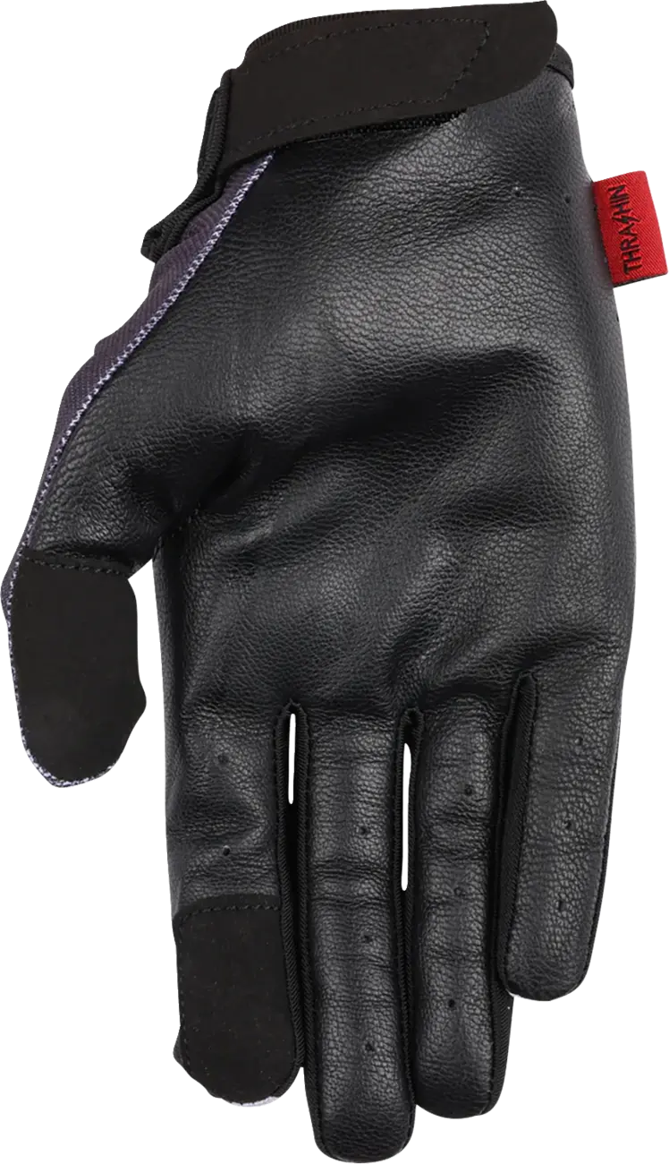 Thrashin Supply Co Stealth Leather Palm Flame Street sport handskar herr bild 8 PMMEDIA:17cae1823af2fd31