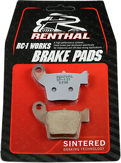 RENTHAL RC-1 Works Sinterade Bromsbelägg Bak bild 1 PMMEDIA:a8cf75768bb721de