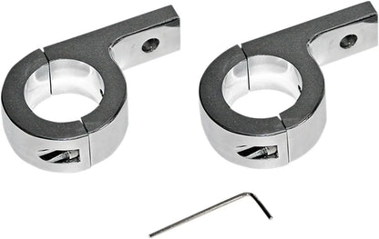 CUSTOM DYNAMICS Fästen 1,25" klämma krom, par bild 1 PMMEDIA:552db8ca9c40e9a9