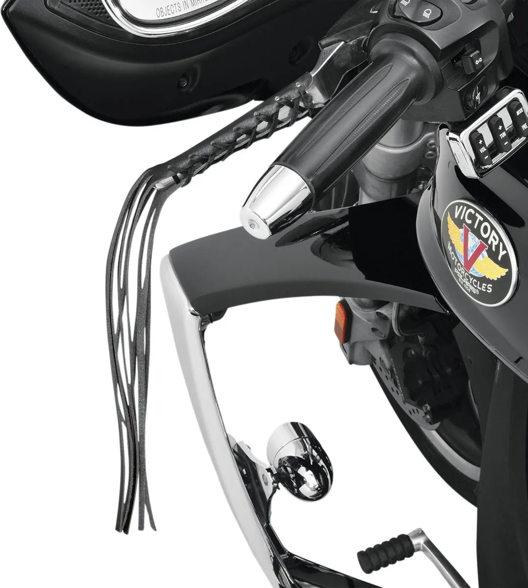 SHOW CHROME Läderhandtagsfransar 12" bild 2 PMMEDIA:c80a2b3e8bd6d2bb