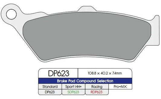 DP BRAKES RDP Race Bromsklossar X-Race Titanium bild 1 PMMEDIA:34f249d2d3880197