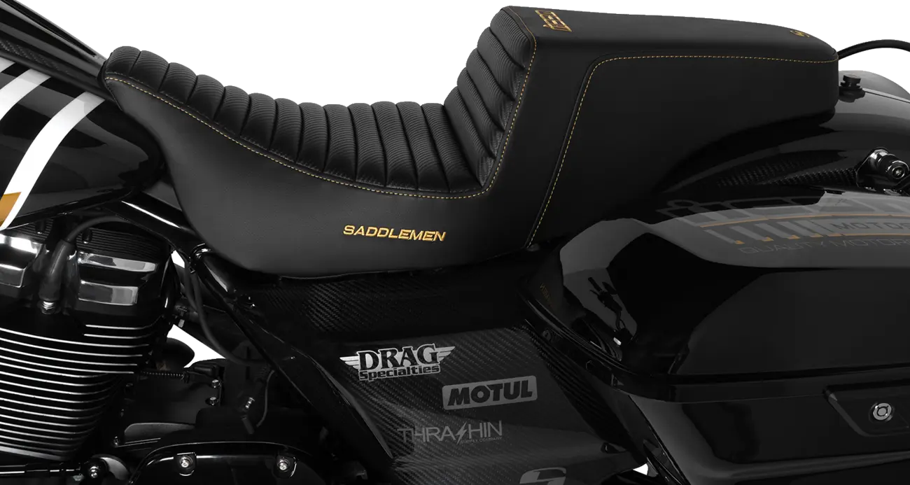 SADDLEMEN Step-Up Sadel för Harley FLT 08-UP bild 3 PMMEDIA:1f59691b8f11e326