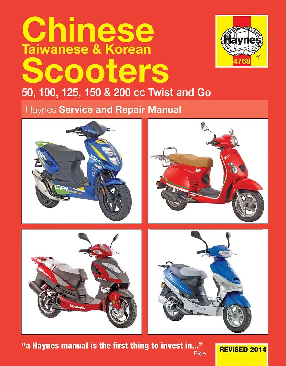 HAYNES Reparationshandbok för Scooter - Kina, Taiwan & Korea bild 1 PMMEDIA:08f5e2c772a22a30