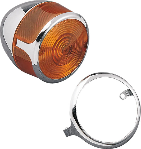 DRAG SPECIALTIES Blinkersglas Trimringar Krom bild 1 PMMEDIA:9fc2ead23718ccd0