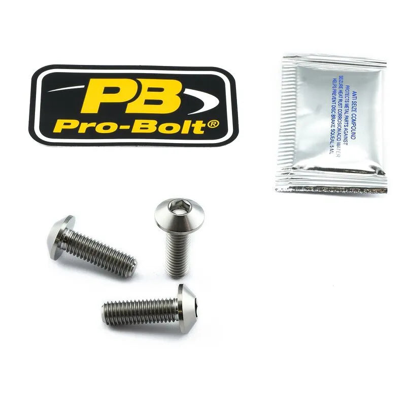PRO BOLT Titanium Monteringsbultar för Bromsskiva bild 1 PMMEDIA:6e255bbed15ee482