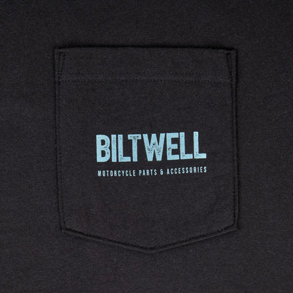 BILTWELL Old Junk Pocket T-Shirt svart stor bild 3 PMMEDIA:ba02129593e131c8